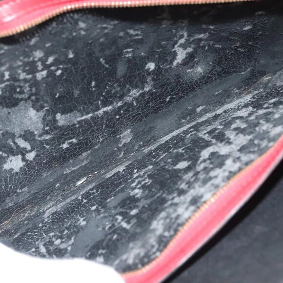 LOUIS VUITTON Epi Bicolor Varenne Hand Bag Black Red M52387 LV Auth 139124 - Picture 12 of 16